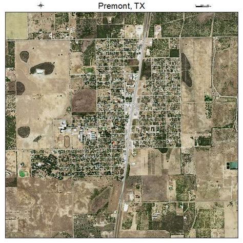 Aerial Photography Map of Premont, TX Texas