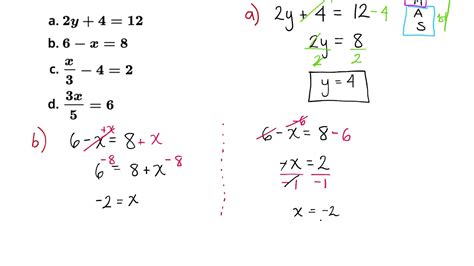 Solving Linear Equations Part 3 - YouTube