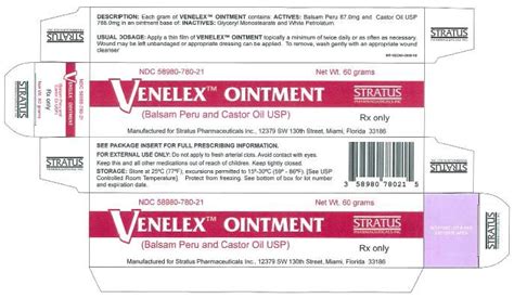 pro label inc miami | Venelex Ointment | ProLabel Inc. - Digitally Produced Labels and Packaging ...