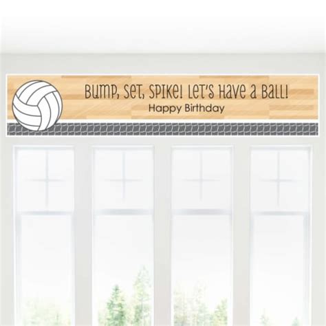 Big Dot of Happiness Bump, Set, Spike - Volleyball - Happy Birthday ...