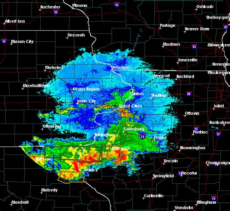 Interactive Hail Maps - Hail Map for Moline, IL