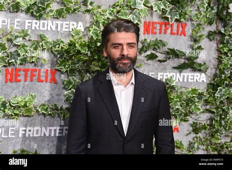 Madrid, Spain. 06th Mar, 2019. Guatemalan actor Oscar Isaac poses as he ...