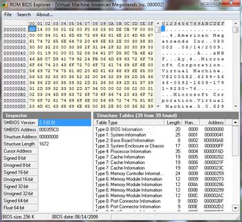 ROM BIOS Explorer - Download Free with Screenshots and Review