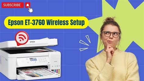 Epson ET-3760 Wireless Setup | Printer Tales - YouTube