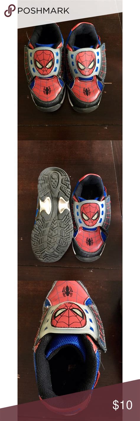 SPIDER MAN Light Up Shoes | Light up shoes, Spiderman, Man