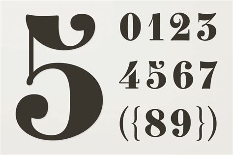 40+ Best Number Fonts for Displaying Numbers | Number fonts, Best ...