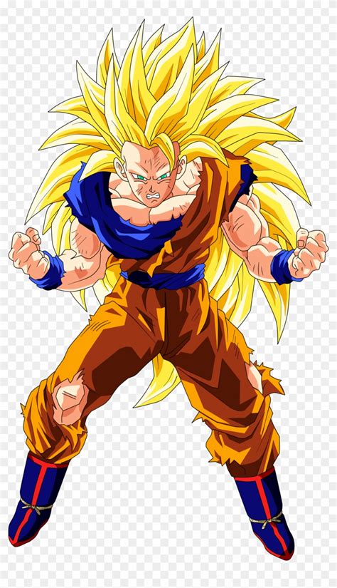 Latest Dragonball Z - Son Goku Super Saiyan 3 Clipart (#3146198) - PikPng