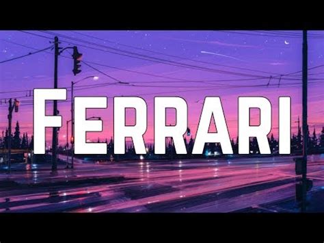 Bebe Rexha - Ferrari (Lyrics) - YouTube