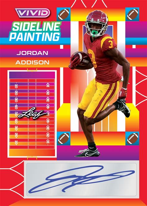 2023 Leaf Vivid Football Cards Checklist