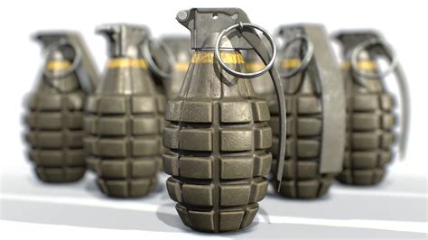 ArtStation - American Frag hand grenade MK2 | Game Assets