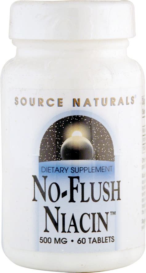 Source Naturals No-Flush Niacin™ -- 500 mg - 60 Tablets - Vitacost