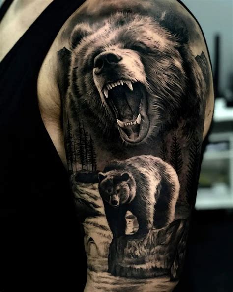 медведь тату: 3 тыс изображений найдено в Яндекс.Картинках | Bear tattoos, Bear tattoo designs ...