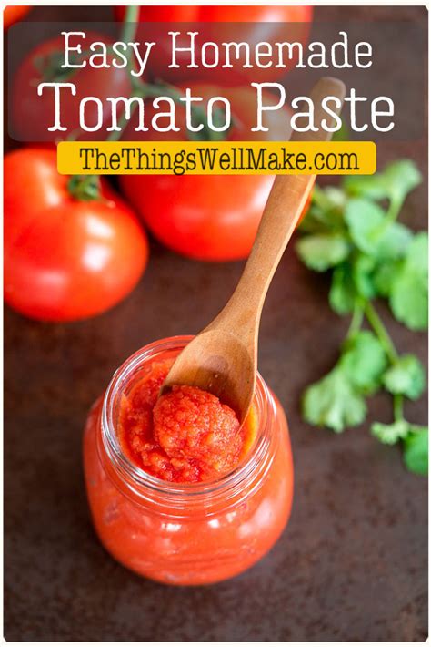 Easy Homemade Tomato Paste Recipe - Oh, The Things We'll Make!