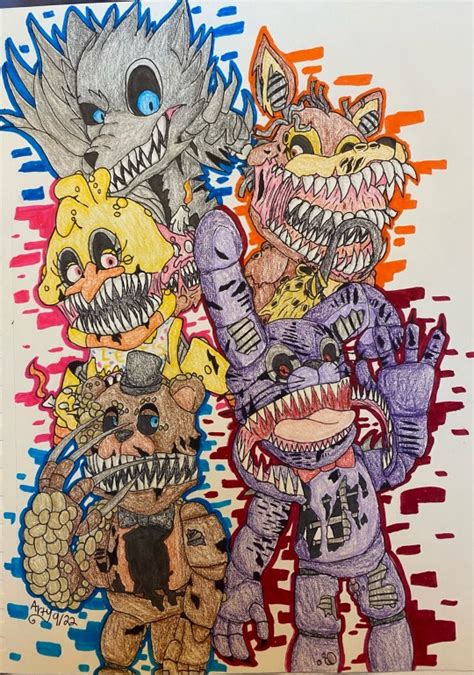 Fnaf the twisted ones fan art - lanetavip