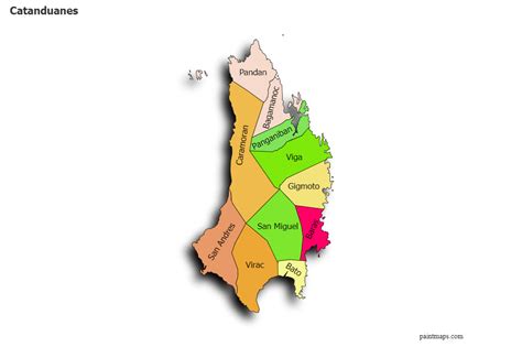 Sample Maps for Catanduanes