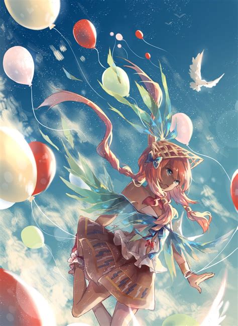 anime Girls, Balloons Wallpapers HD / Desktop and Mobile Backgrounds