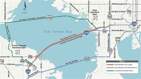 SB lanes of Howard Franklin Bridge temporarily closing for construction ...