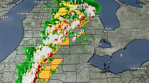 Weather Map For Michigan - Detailed Map