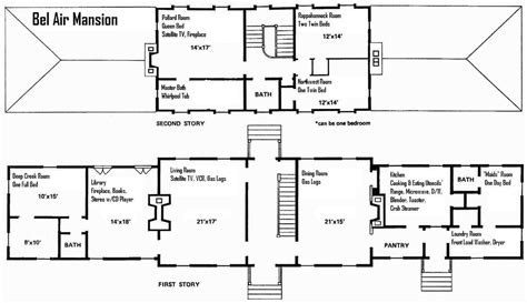 Bel Air Mansion Layout Rev3 | Learn more about cabins at Vir… | Flickr