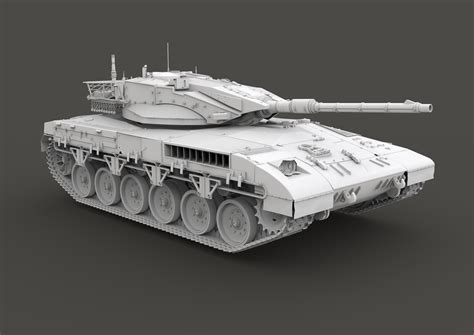 merkava tank 3d model