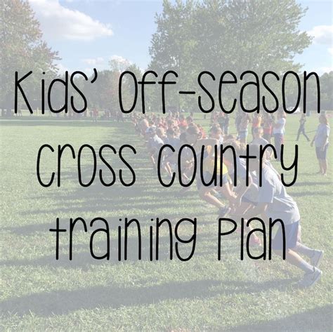 Off-Season Training for Cross Country Kids (or grown-ups!) (With images) | Cross country workout ...