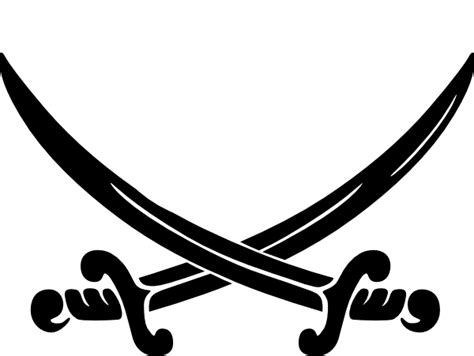 Pirate Crossed Swords clip art | Pirate tattoo, Sword tattoo, Pirates