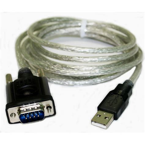 AYA 5Ft. USB 2.0 to Serial (9-pin) DB-9 RS-232 Adapter Cable w/FTDI FT232R USB UART Chipset ...