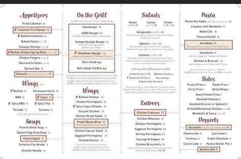 Menu at The Downtown Cafe, Glen Cove, 4 School St