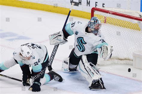 Seattle Kraken Goaltender Philipp Grubauer 31 Editorial Stock Photo ...