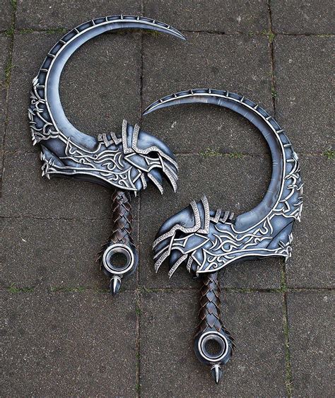 01_Diablo3_Malthael_Scythes_Kamui_Cosplay_Props Cosplay Weapons, Ninja ...