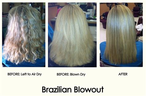 Brazilian Blowout Before And After Curly