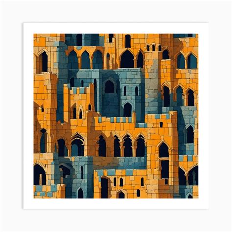 City Of Towers Art Print by Artistcom - Fy