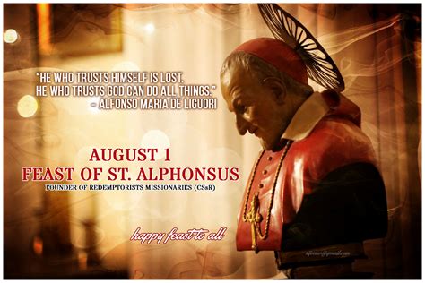 Feast of St. Alphonsus, the founder of the Redemptorists | english