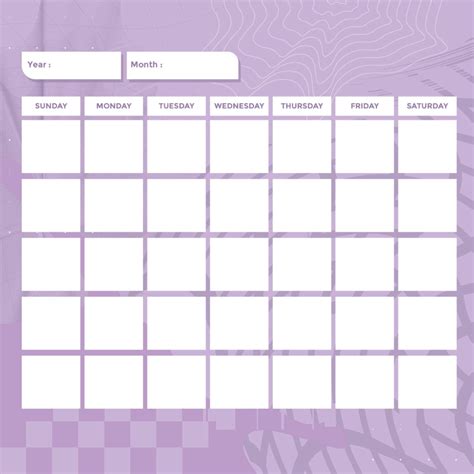 8 Best Monthly Calendar Printable - Printablee within Blank Activity ...