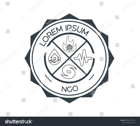 Various Natural Disaster Management Icon Based Stock Vector (Royalty ...