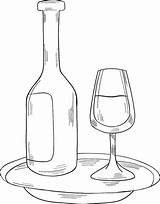 Wine Bottle Coloring Pages sketch template