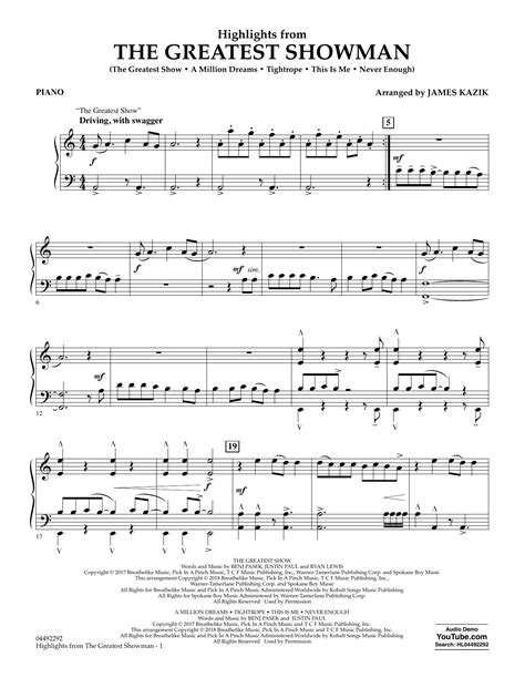 From now on the greatest showman piano sheet music free