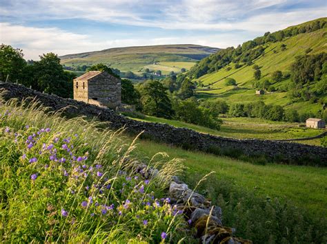 Evening in Thwaitedale | England countryside, Countryside landscape ...