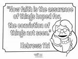 Hebrews 111 Coloring Page  Whats In The Bible sketch template