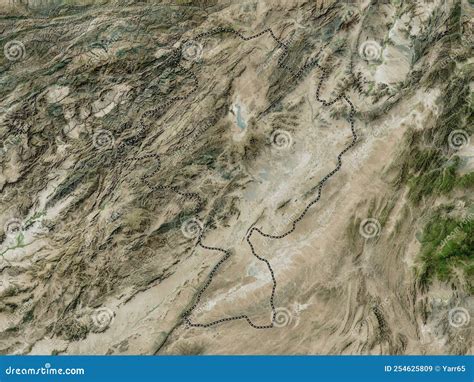 Ghazni, Afghanistan. High-res Satellite Stock Illustration - Illustration of capital, contour ...