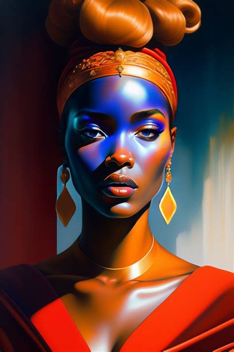 Female Art Painting, Black Art Painting, Black Women Art, Abstract ...