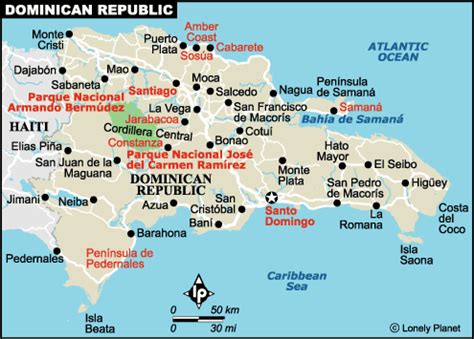 World Time Zone Map Dominican Republic - ABIEWNT