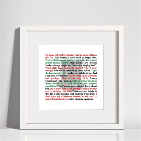 The Muppet Christmas Carol Movie Quotes Print Christmas Print Digital Print Custom Print ...