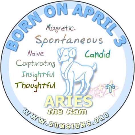 April 3 Zodiac Horoscope Birthday Personality - SunSigns.Org