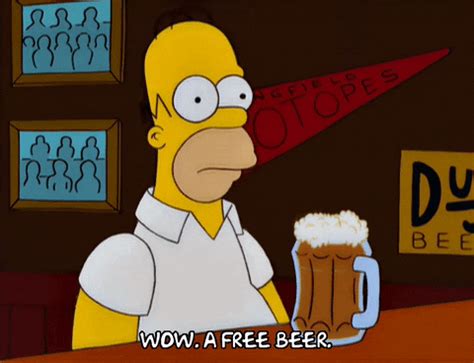 Homer Simpson Beer GIF - Find & Share on GIPHY