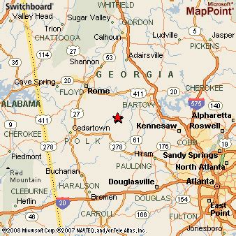 Where is Taylorsville, Georgia? see area map & more