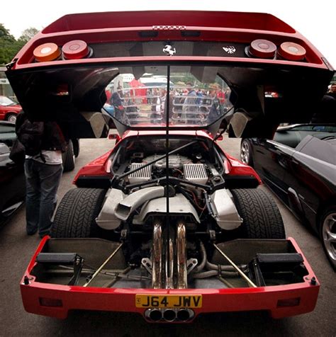 Ferrari F40 1988 engine bay open | Revival Sports Cars Limited