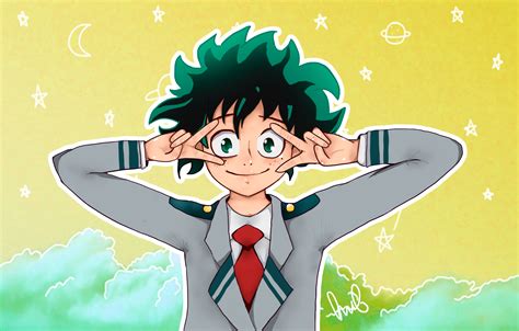 Happy Deku by Gallanger on DeviantArt