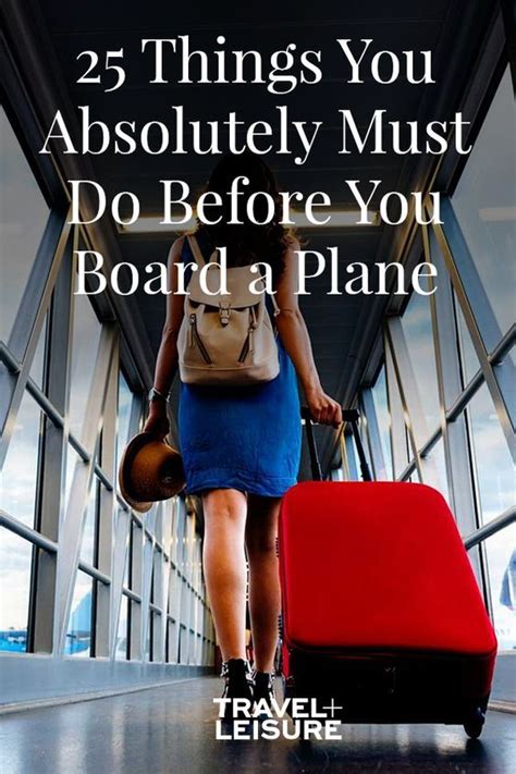 25 Things You Should Do Before Boarding a Plane, According to a Frequent Flier | Travel tips ...