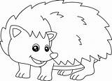 Hedgehog Coloring Page Isolated For Kids 5163088 Vector Art At Vecteezy sketch template